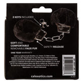 PLAYFUL FURRY CUFFS - BLACK